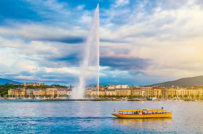 Geneva Jet d'Eau, Geneva, Switzerland
